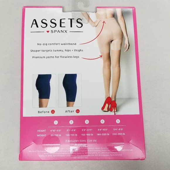 Assets By Spanx Perfect Shaping Sheers Pantyhose - Picture 3 of 4